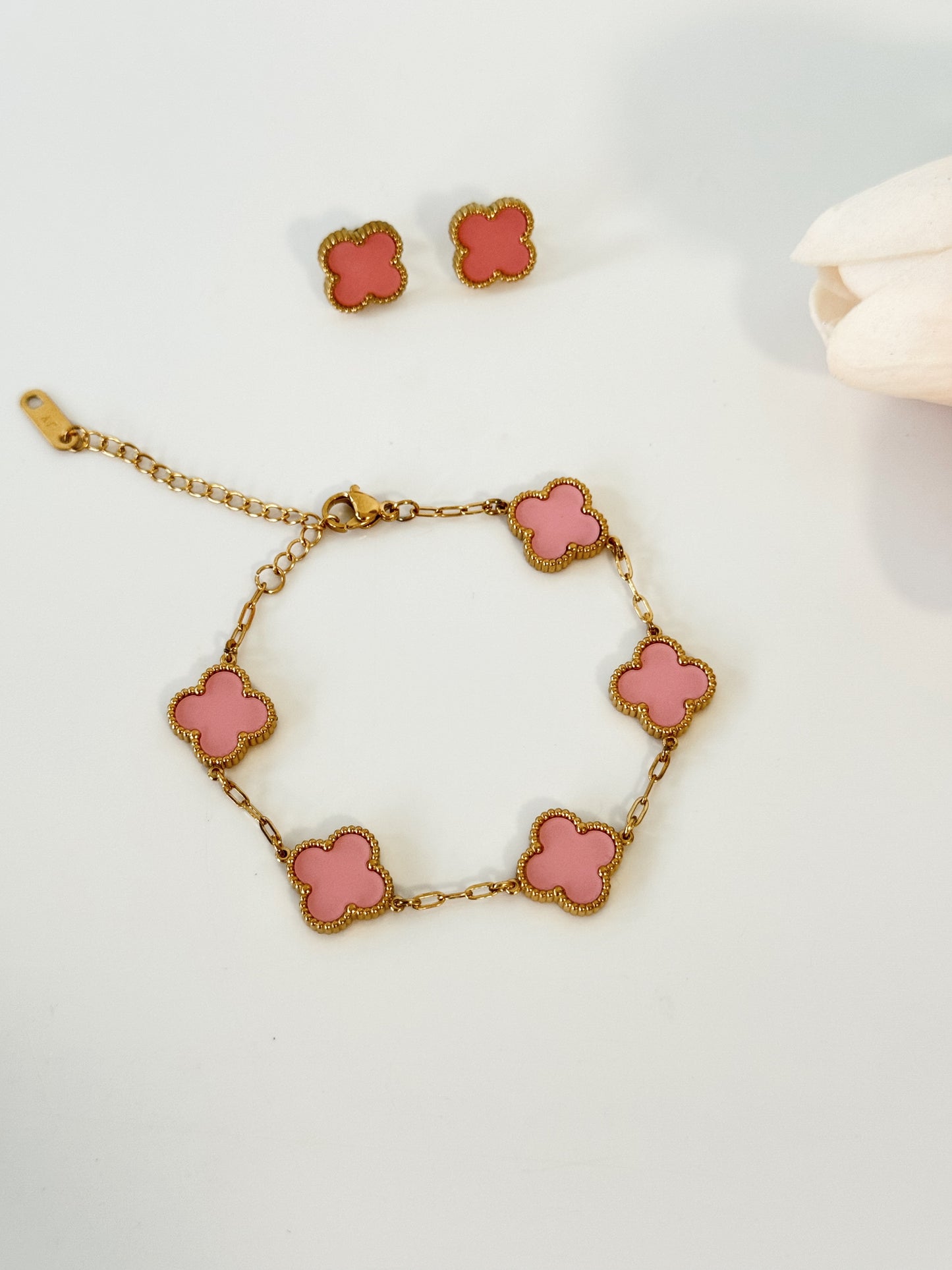 Collar - Clover- rosa
