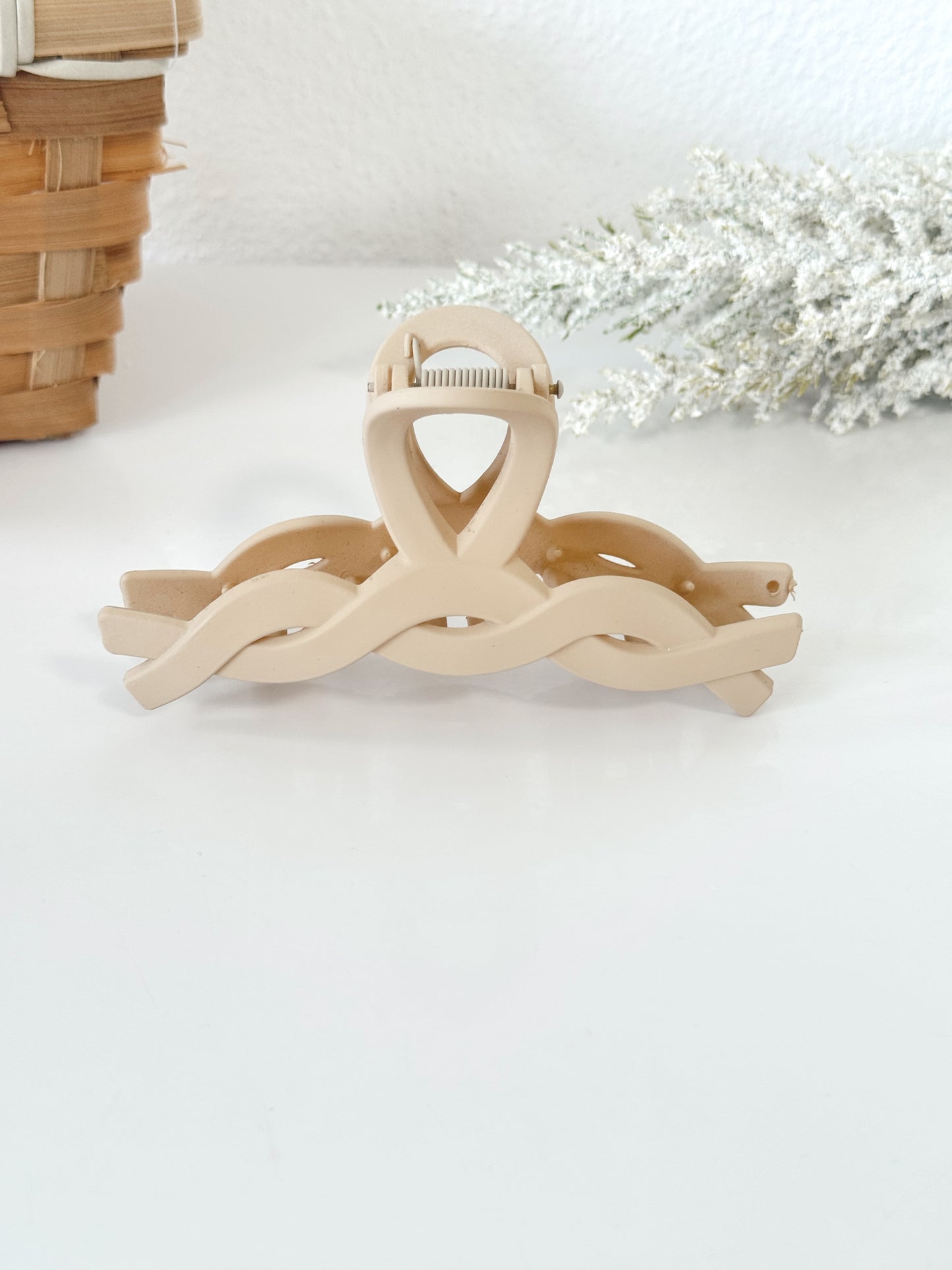 Hair Clip- Beige