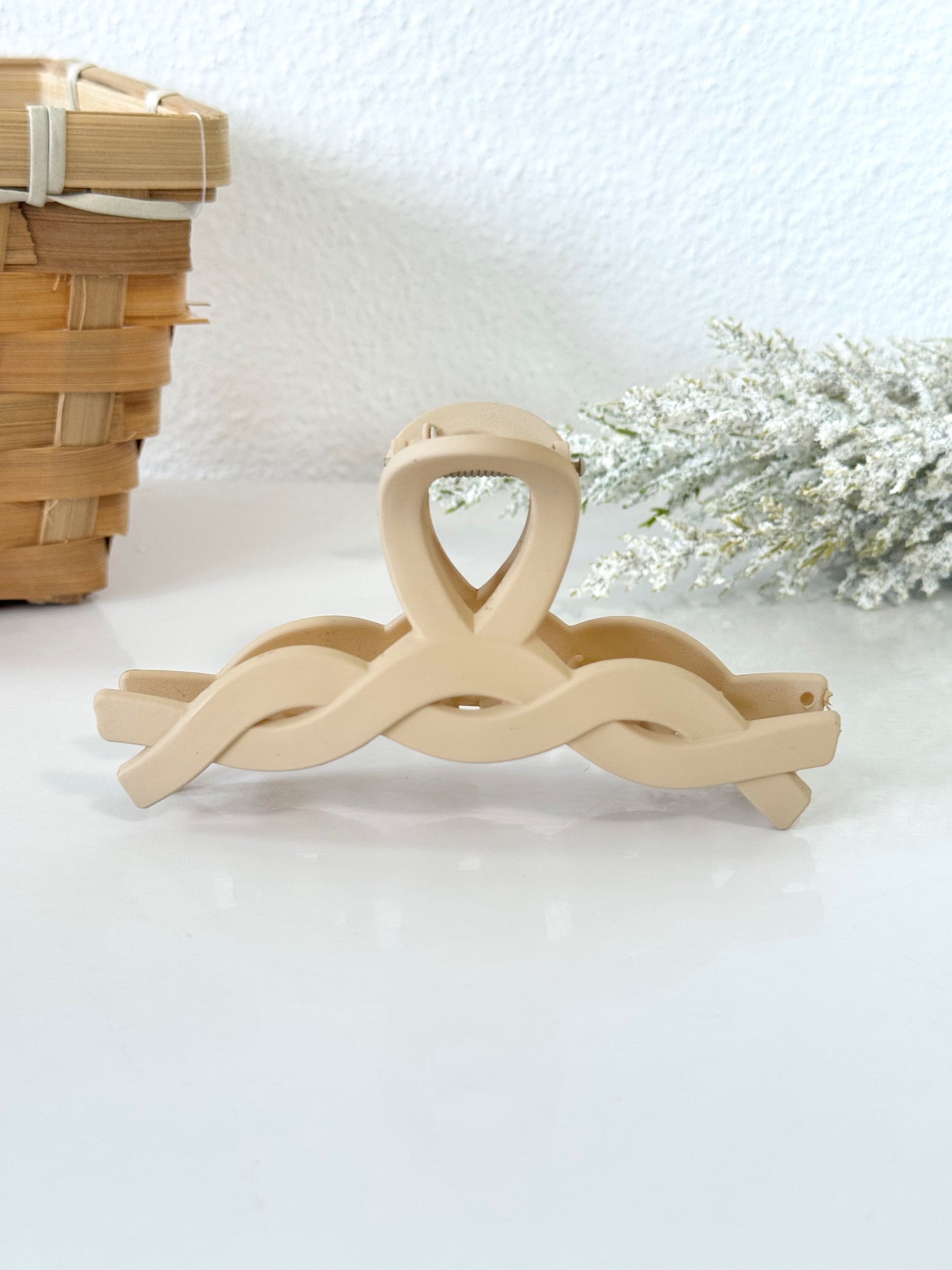 Hair Clip- Beige