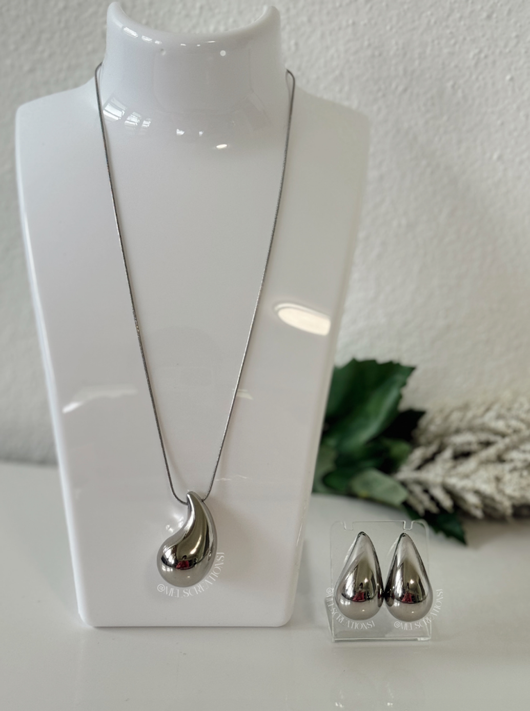 Collar Gota - plata