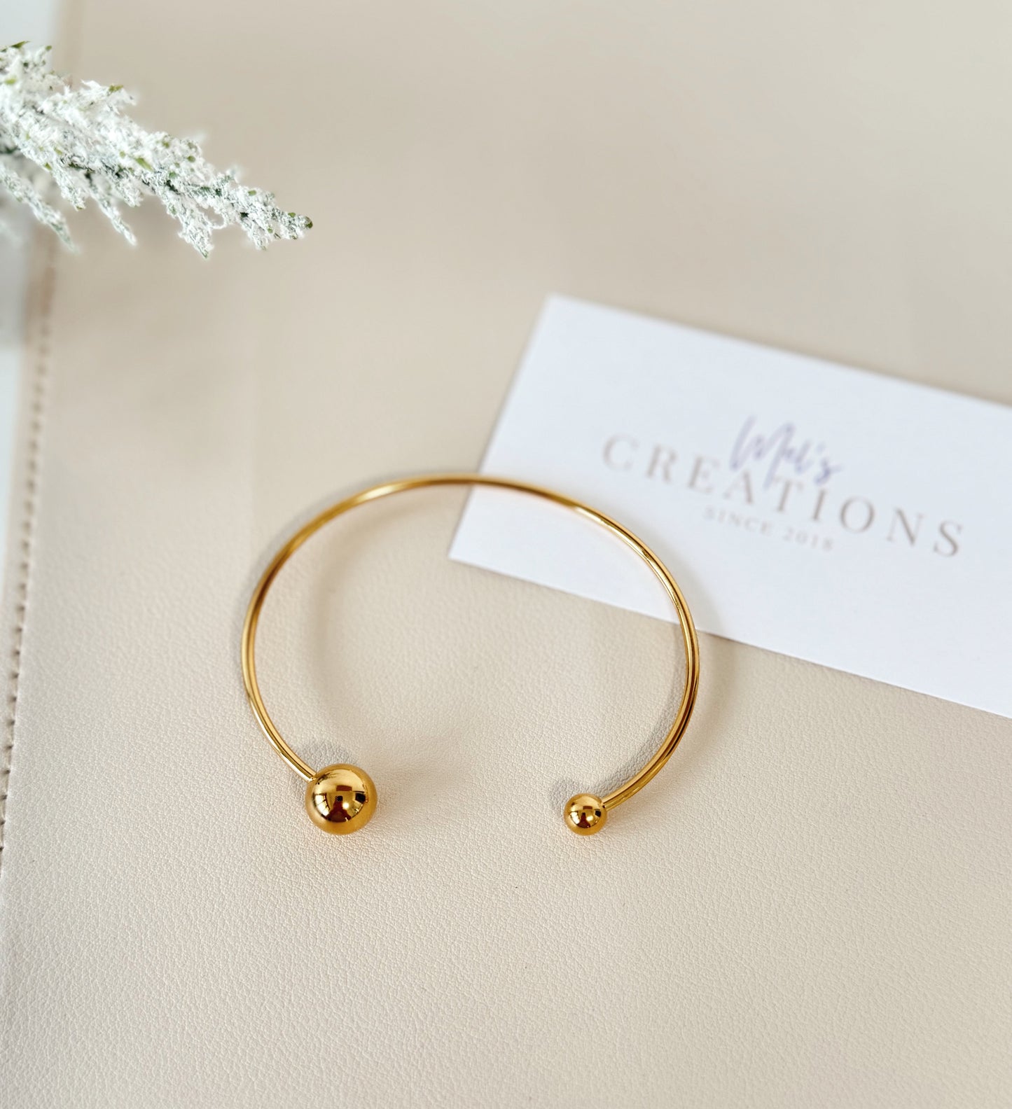 Brazalete - Golden Ball- oro
