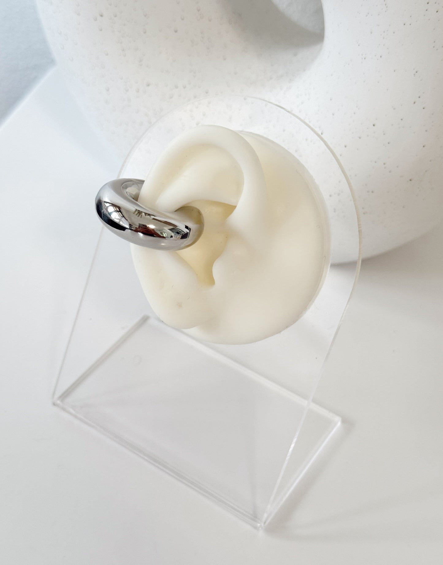 Ear Cuff - Chunky - plata