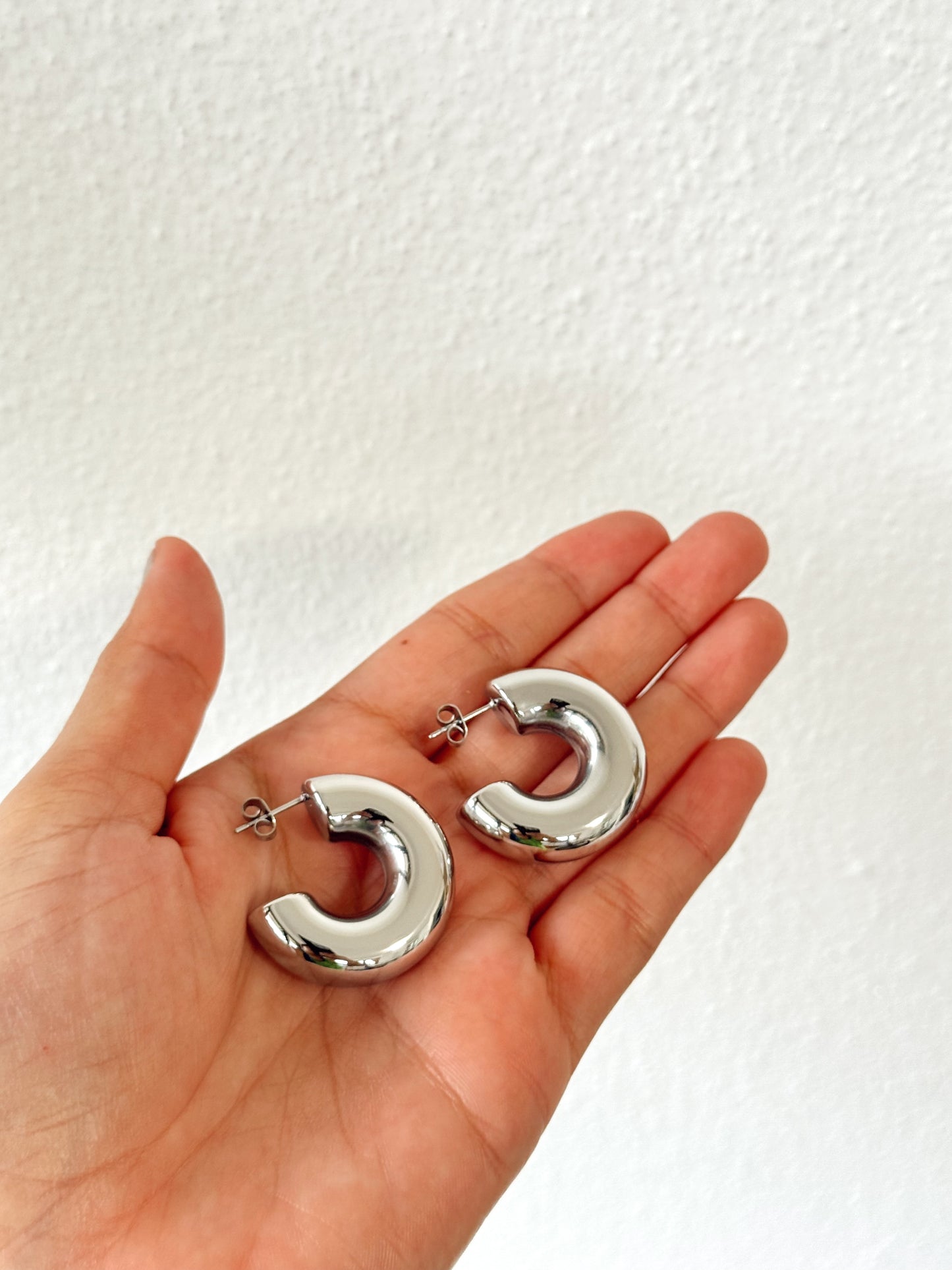 Aretes- Camilia- oro - plata