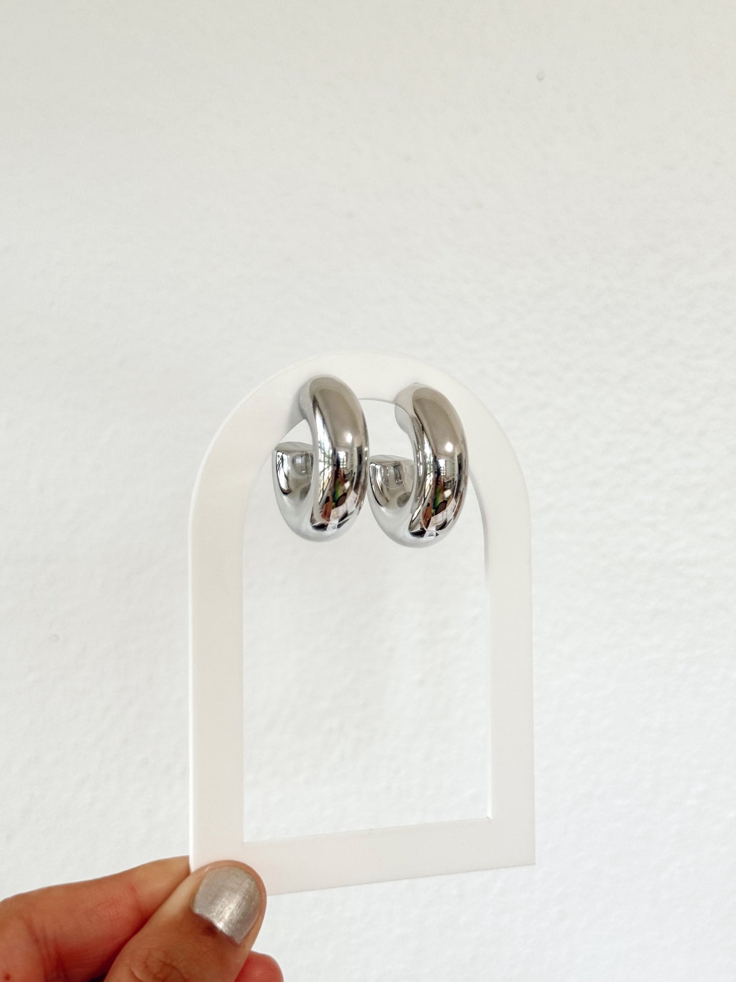 Aretes- Camilia- oro - plata
