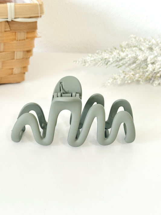 Hair Clip- Retro- Verde
