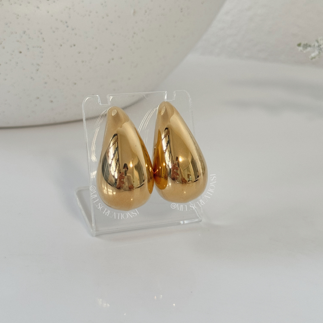 Aretes Gota - oro