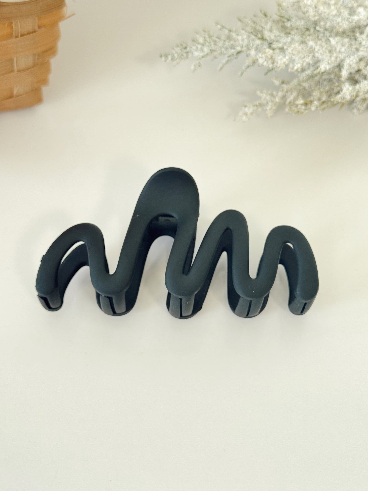 Hair Clip- Retro- Negro