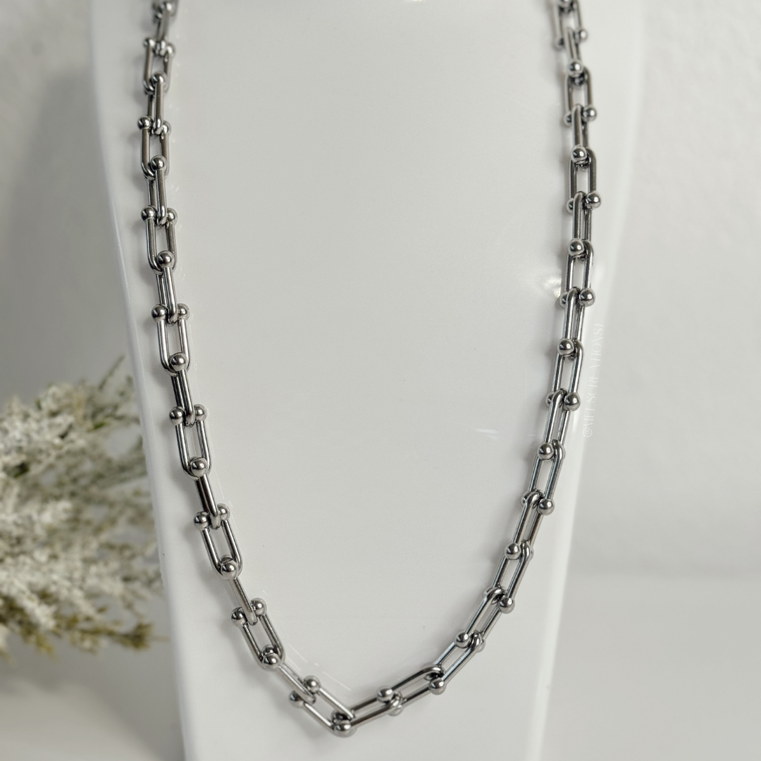 Collar- Horseshoe- plata