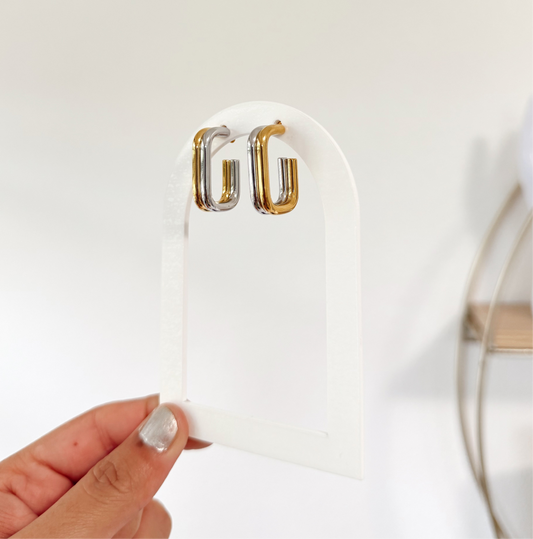 Aretes- Ivonne- dos tonos