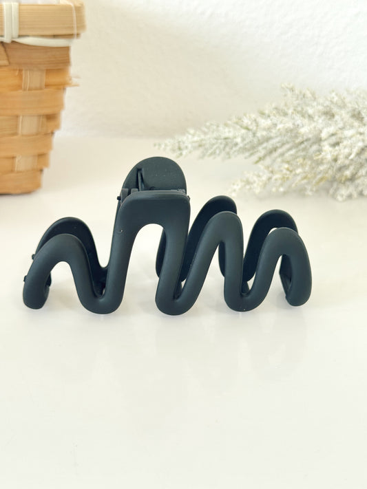 Hair Clip- Retro- Negro