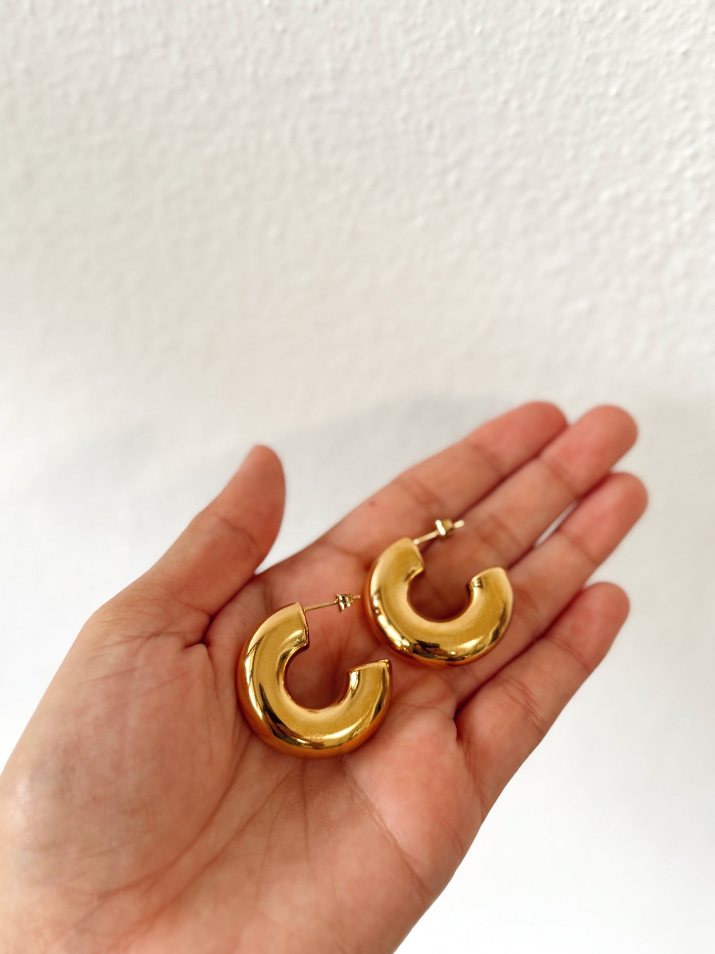 Aretes- Camilia- oro - plata
