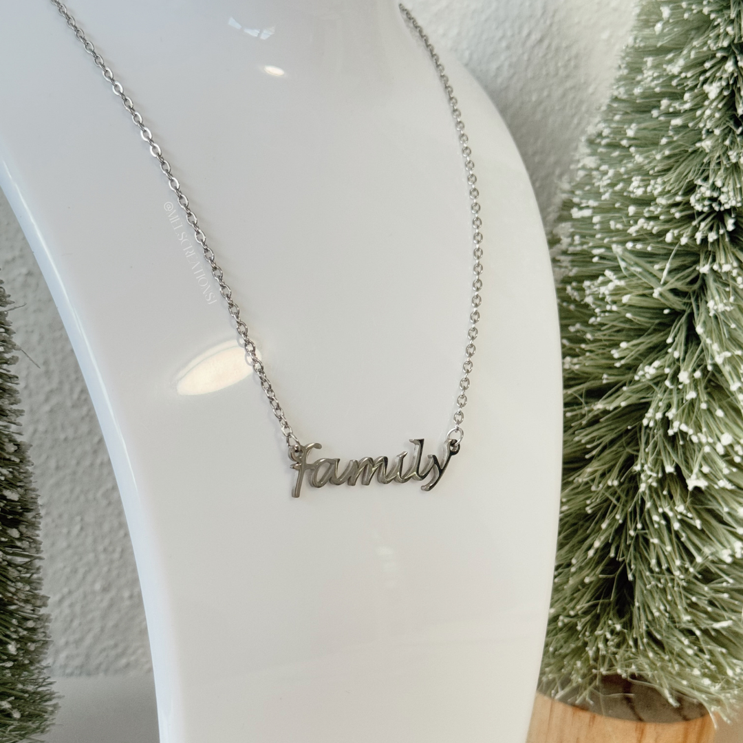 Collar Family - plata