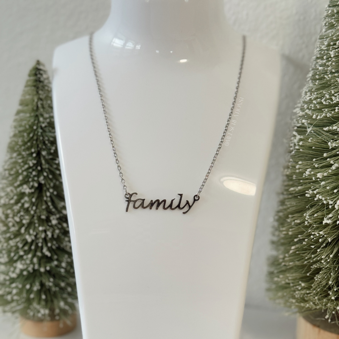 Collar Family - plata